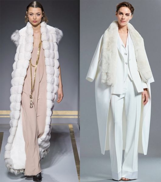 Модные белые пальто 2019-2020