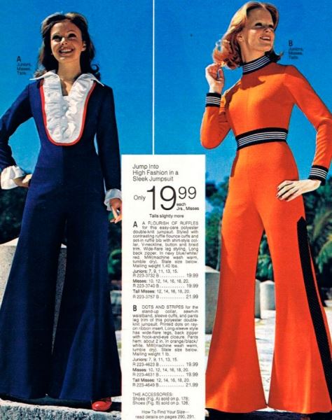 Женские комбинезоны 1970 годов
