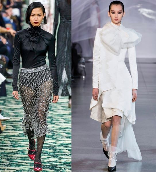Банты и розы в женской одежде – модная тенденция 2019– 2020