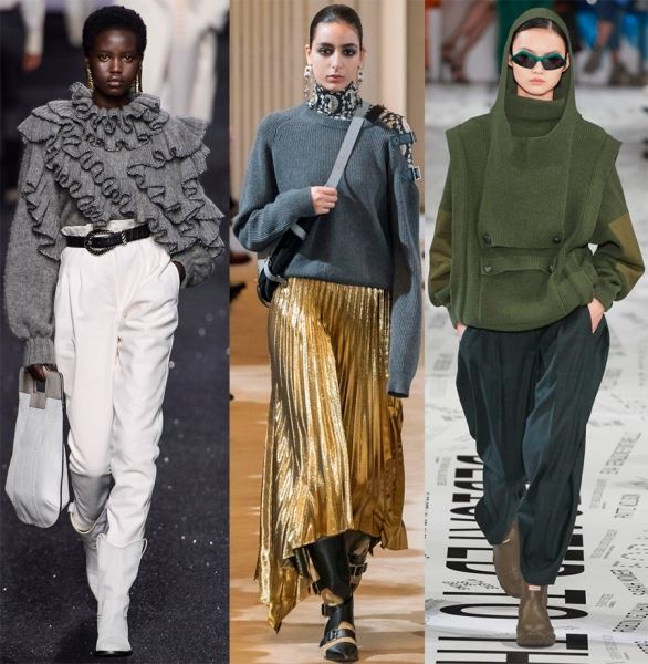 Модные женские свитера и джемпера 2019-2020 года